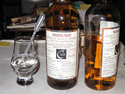 Wasmunds bottles of matured spirit